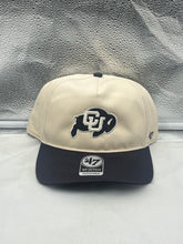 Load image into Gallery viewer, Colorado Buffaloes NCAA &#39;47 Brand Natural Two Tone Hitch Adjustable Snapback Hat
