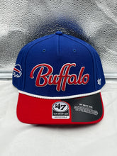 Load image into Gallery viewer, Buffalo Bills NFL &#39;47 Brand Blue Two Tone Script MVP DV Adjustable Snapback Hat - Casey&#39;s Sports Store
