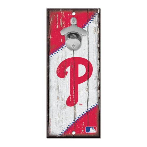 Philadelphia Phillies MLB Wall Mounted Bottle Opener 11