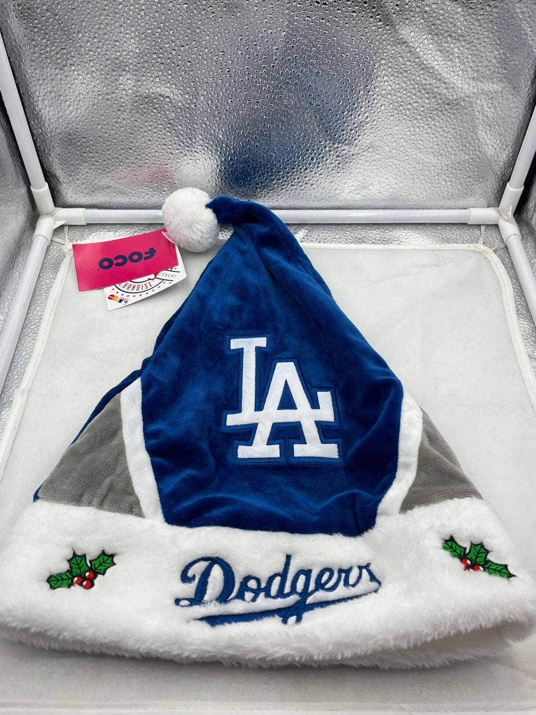 Los Angeles Dodgers MLB Santa Hat Forever Collectibles