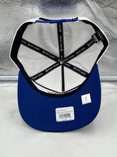Load image into Gallery viewer, New York Knicks NBA &#39;47 Brand White Two Tone Hitch Adjustable Snapback Hat featuring a stylish two-tone design and iconic Knicks logo, perfect for game day and casual outings.
