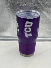 Load image into Gallery viewer, TCU Horned Frogs NCAA Purple 30oz Tumbler Cup Mug Logo Brands
