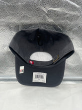 Load image into Gallery viewer, Side view of the Oklahoma Sooners NCAA &#39;47 Brand Gray Clean Up Adjustable Strapback Hat, featuring the adjustable strapback for a comfortable fit.
