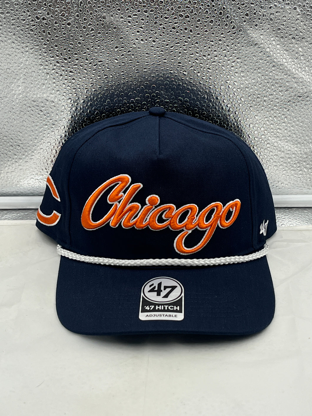 Chicago Bears NFL '47 Navy Script Hitch Rope Snapback Adjustable Hat