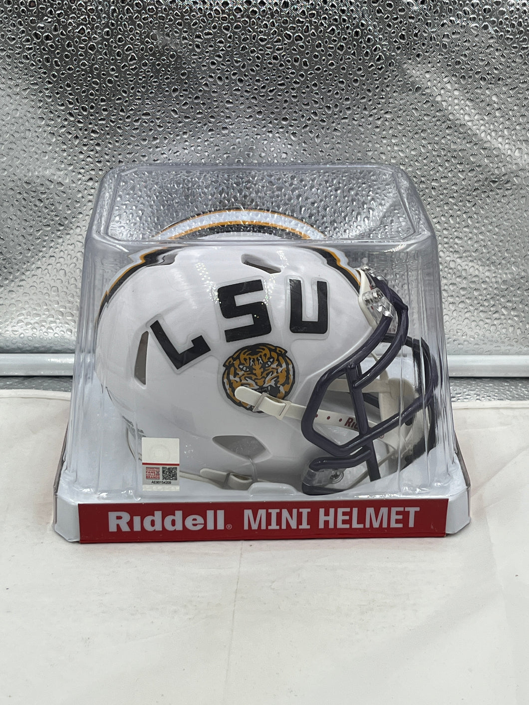 LSU Tigers NCAA Riddell Speed White Alternate Mini Helmet