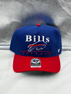Buffalo Bills NFL '47 Brand Blue Two Tone Super Hitch Snapback Adjustable Hat - Casey's Sports Store