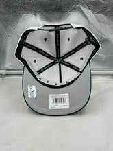 Load image into Gallery viewer, Back view of the New Jersey Devils NHL &#39;47 Brand White Diamond Hitch Adjustable Snapback Hat displaying the adjustable snap closure for personalized sizing.
