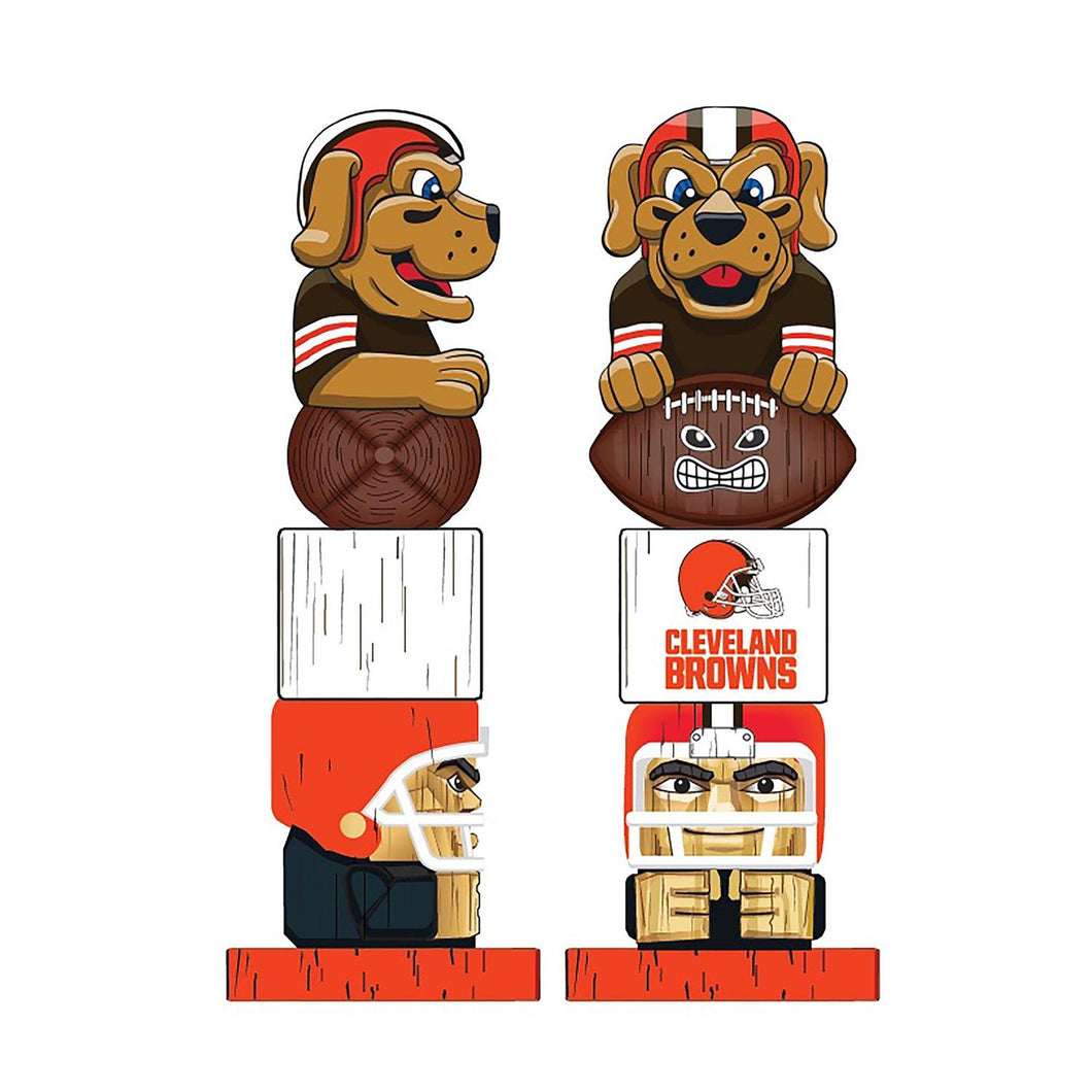 Cleveland Browns NFL Vintage Mascot Tiki 16