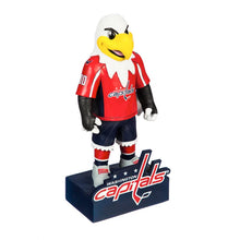 Load image into Gallery viewer, Washington Capitals NHL 12" Mascot Garden Figurine by Evergreen Enterprises, featuring the team's iconic logo in vibrant colors, perfect for decor.
