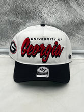 Load image into Gallery viewer, Georgia Bulldogs NCAA &#39;47 Brand White TT Script Hitch Adjustable Snapback Hat
