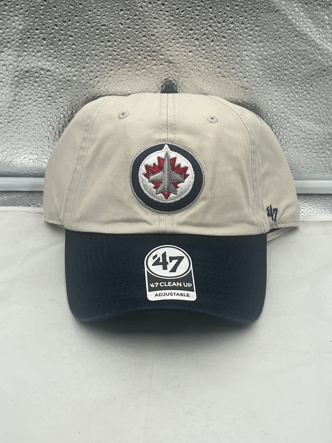 Winnipeg Jets NHL '47 Brand Natural Two Tone Clean Up Adjustable Strapback Hat