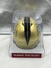 Load image into Gallery viewer, UCF Golden Knights NCAA Riddell Speed Gold Mini Helmet - Casey&#39;s Sports Store
