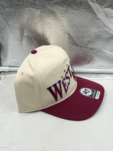 Load image into Gallery viewer, West Ham United EPL &#39;47 Brand Natural TT Wave Hitch Adjustable Snapback Hat showcasing its adjustable snapback design and iconic team logo for ultimate fan style.
