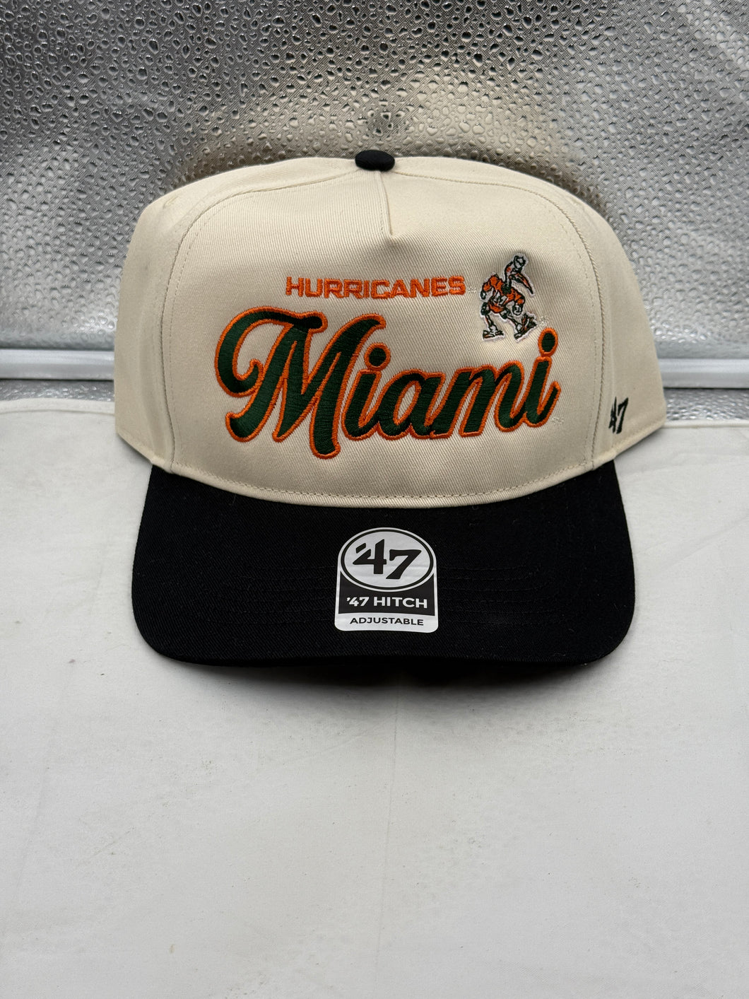 Miami Hurricanes '47 Brand Natural TT Hitch Adjustable Snapback Hat