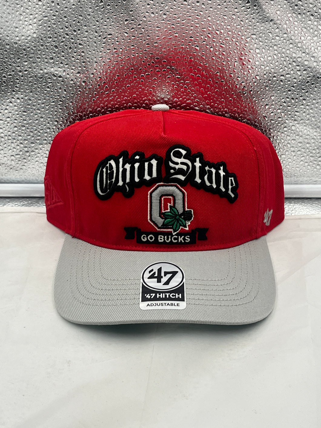 Ohio State Buckeyes NCAA '47 Brand Red TT Hitch Script Adjustable Snapback Hat