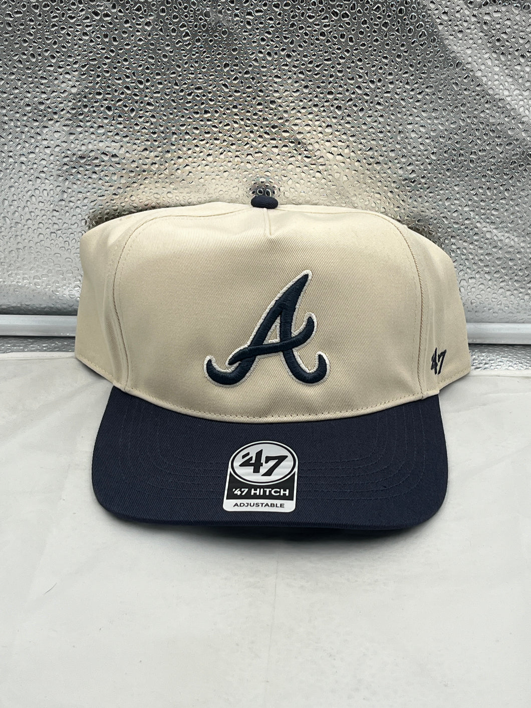 Atlanta Braves MLB '47 Brand Natural TT Hitch Adjustable Snapback Hat