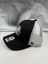 Load image into Gallery viewer, Oregon Ducks NCAA '47 Brand Black Mesh Trucker Snapback Adjustable Hat
