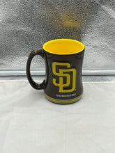 Load image into Gallery viewer, San Diego Padres MLB 14oz Coffee Mug Cup featuring the iconic San Diego Padres logo, perfect for fans enjoying their favorite beverages.
