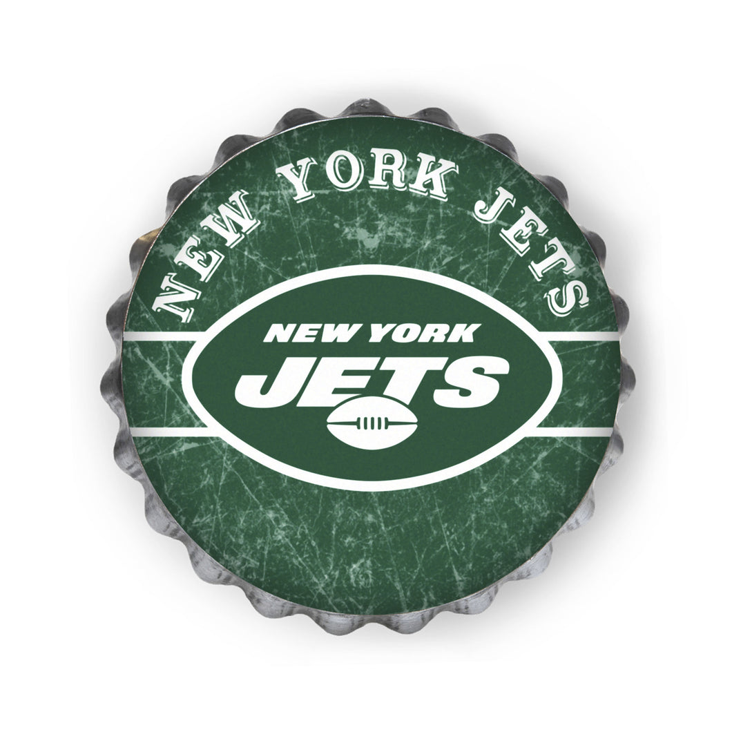 New York Jets NFL Wall Bottle Cap Sign 12