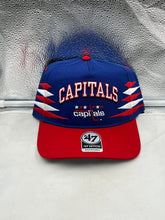 Load image into Gallery viewer, Washington Capitals NHL &#39;47 Brand Blue Diamond Hitch Adjustable Snapback Hat - Stylish blue cap with adjustable snapback feature, perfect for fans supporting the Capitals.
