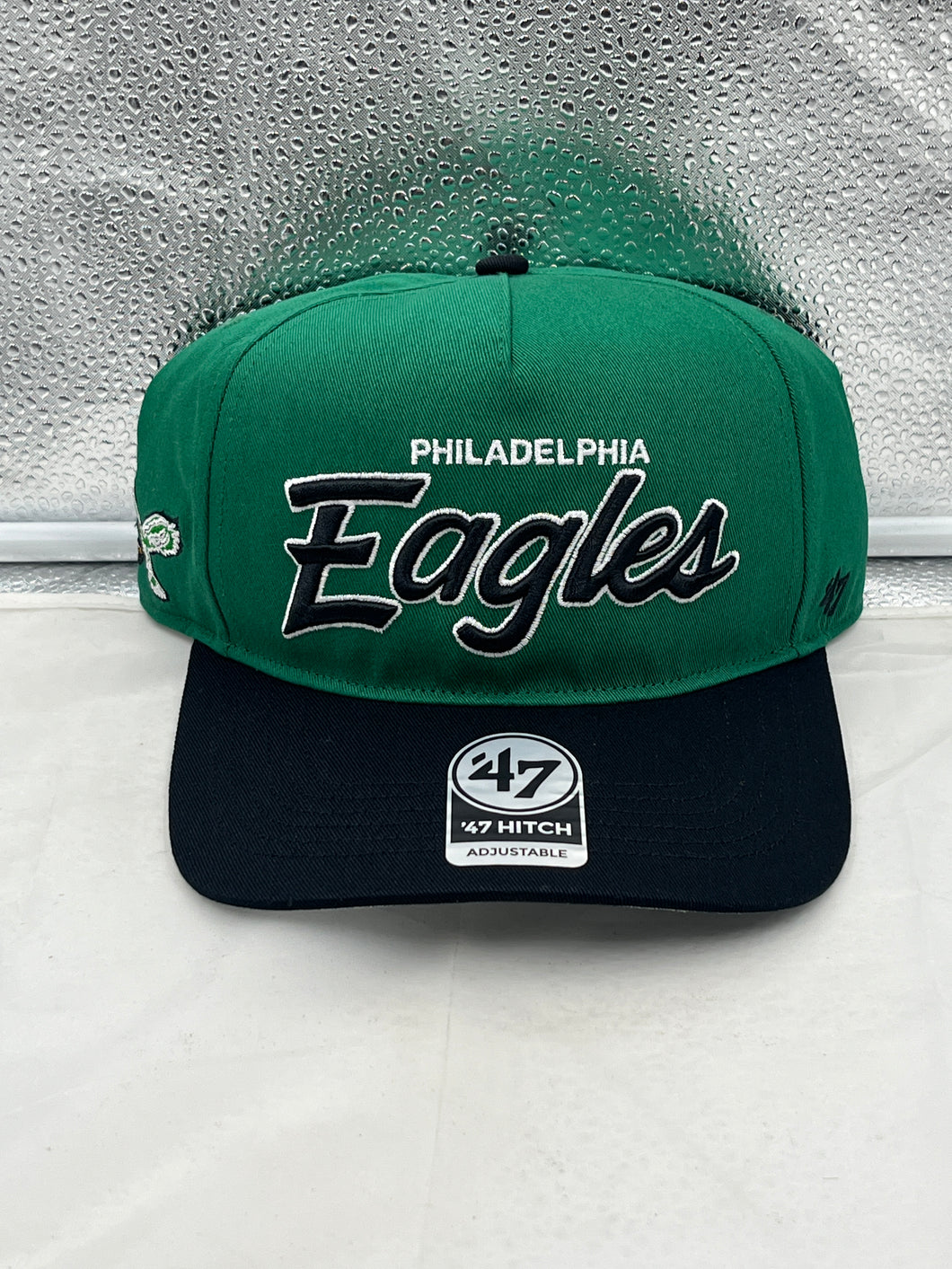 Philadelphia Eagles NFL '47 Throwback Green Script Hitch Snapback Adjustable Hat