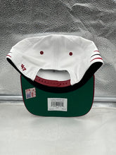 Load image into Gallery viewer, Indiana Hoosiers NCAA &#39;47 Brand White Diamond Hitch Snapback Adjustable Hat side view with adjustable snapback feature
