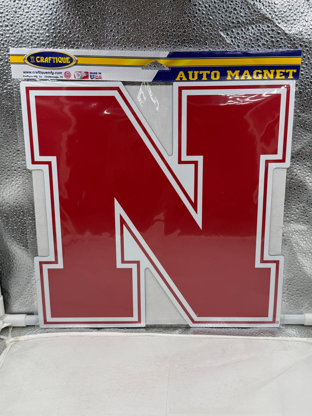 Nebraska Cornhuskers NCAA Logo Car Magnet 12