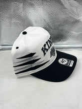 Load image into Gallery viewer, Los Angeles Kings NHL &#39;47 Brand White Diamond Hitch Adjustable Snapback Hat back adjustable strap detail.
