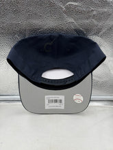 Load image into Gallery viewer, Atlanta Braves MLB &#39;47 Brand Navy Hitch Adjustable Snapback Hat - Back View, featuring the adjustable strap of the Atlanta Braves hat.
