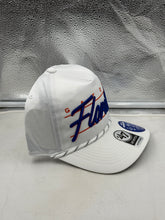Load image into Gallery viewer, Florida Gators NCAA '47 Brand White Rope Script Hitch Adjustable Hat

