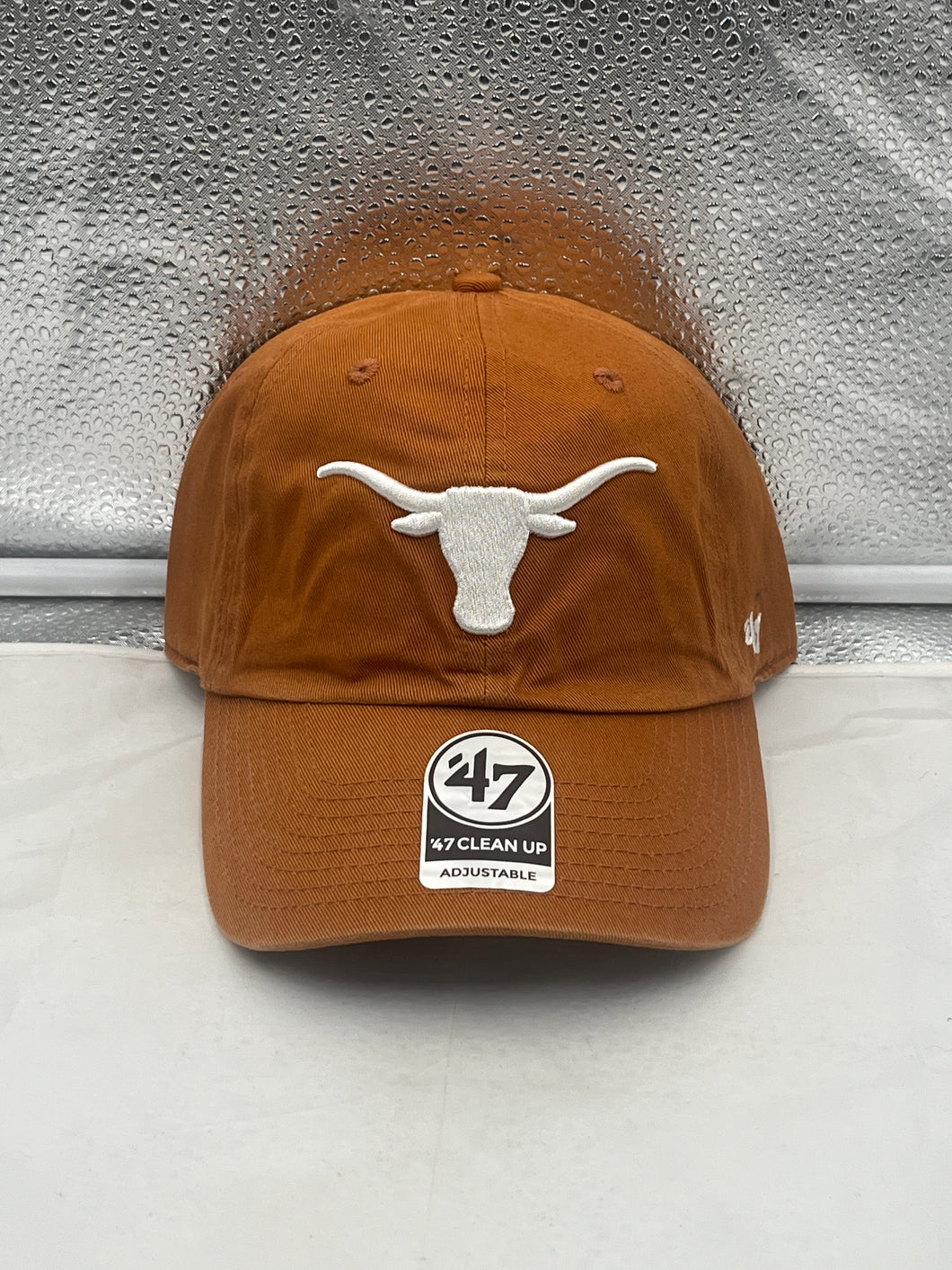 Texas Longhorns NCAA '47 Brand Orange Clean Up Adjustable Strapback Hat