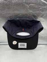 Load image into Gallery viewer, Back view of the Cleveland Guardians MLB &#39;47 Brand Navy Script Hitch Rope Adjustable Snapback Hat, featuring an adjustable snapback fit and the signature navy color, perfect Cleveland Guardians hat for casual wear.

