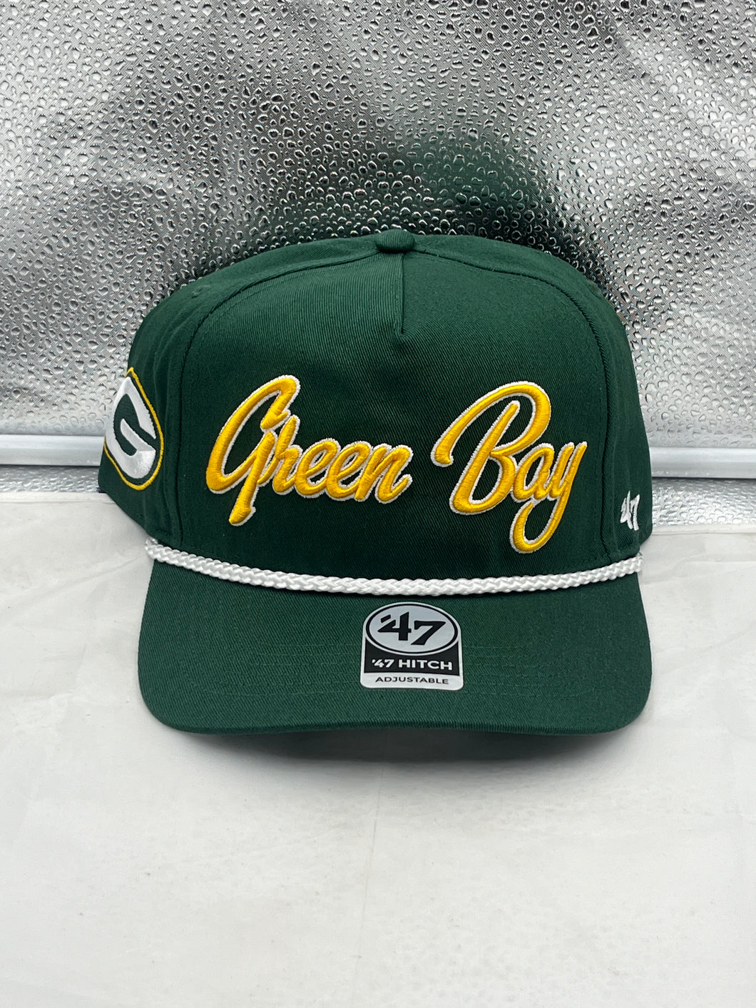 Green Bay Packers NFL '47 Brand Green Script Rope Hitch Snapback Adjustable Hat