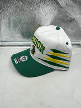 Load image into Gallery viewer, Oregon Ducks NCAA &#39;47 Brand White Diamond Hitch Snapback Adjustable Hat front view
