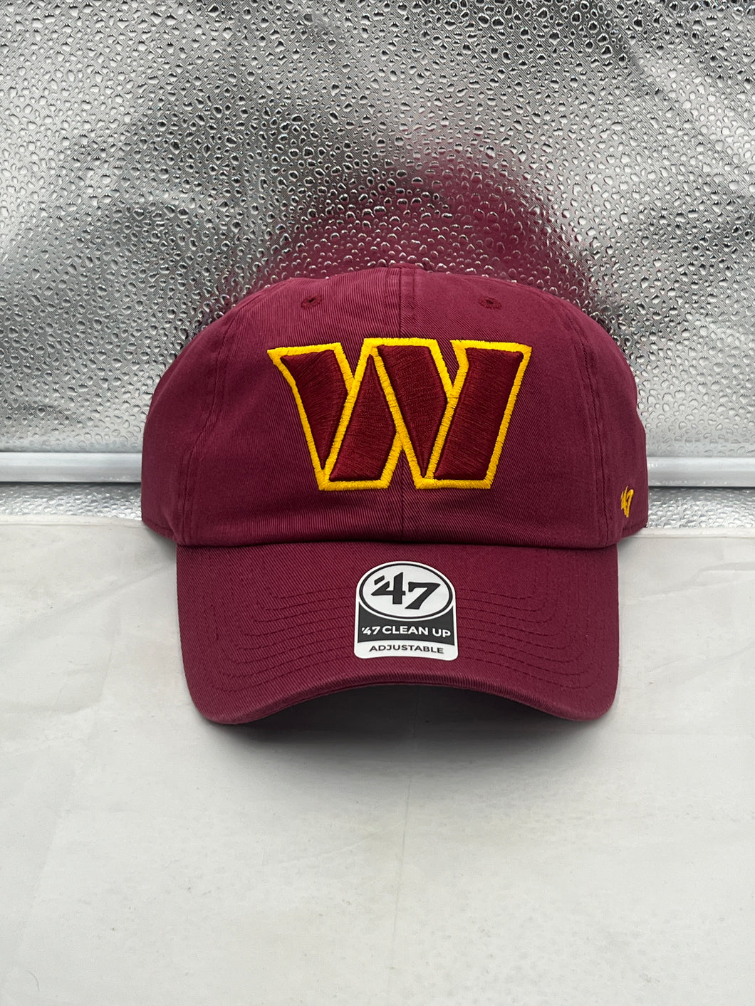 Washington Commanders NFL '47 Brand Red Clean Up Adjustable Strapback Hat