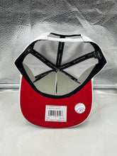 Load image into Gallery viewer, Rear view of St Louis Cardinals MLB &#39;47 Brand White Script Rope Hitch Adjustable Snapback Hat emphasizing its unique rope detail.
