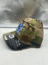 Load image into Gallery viewer, Air Force Fighting Falcons NCAA &#39;47 Brand Camo MVP Adjustable Hat displayed on a mannequin showcasing its camouflage design.
