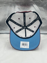 Load image into Gallery viewer, Detailed view of West Ham United EPL &#39;47 Brand White TT Diamond Hitch Adjustable Snapback Hat highlighting its adjustable fit and high-quality materials.
