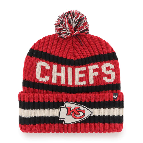 Kansas City Chiefs NFL '47 Brand Red Winter Beanie Knit Ski Cap Hat - Casey's Sports Store