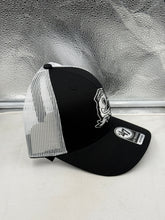 Load image into Gallery viewer, Oregon Ducks NCAA '47 Brand Black Mesh Trucker Snapback Adjustable Hat
