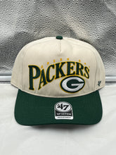 Load image into Gallery viewer, Green Bay Packers NFL &#39;47 Brand Wave Tan Hitch Adjustable Snapback Hat - Casey&#39;s Sports Store
