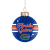 Florida Gators NCAA Glass Christmas Bulb Ornament by Forever Collectibles, perfect for fans looking for a Florida Gators Ornament to decorate their holiday season.