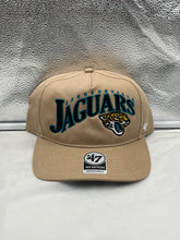 Load image into Gallery viewer, Jacksonville  Jaguars NFL &#39;47 Khaki Wave Hitch Snapback Adjustable Hat - Casey&#39;s Sports Store
