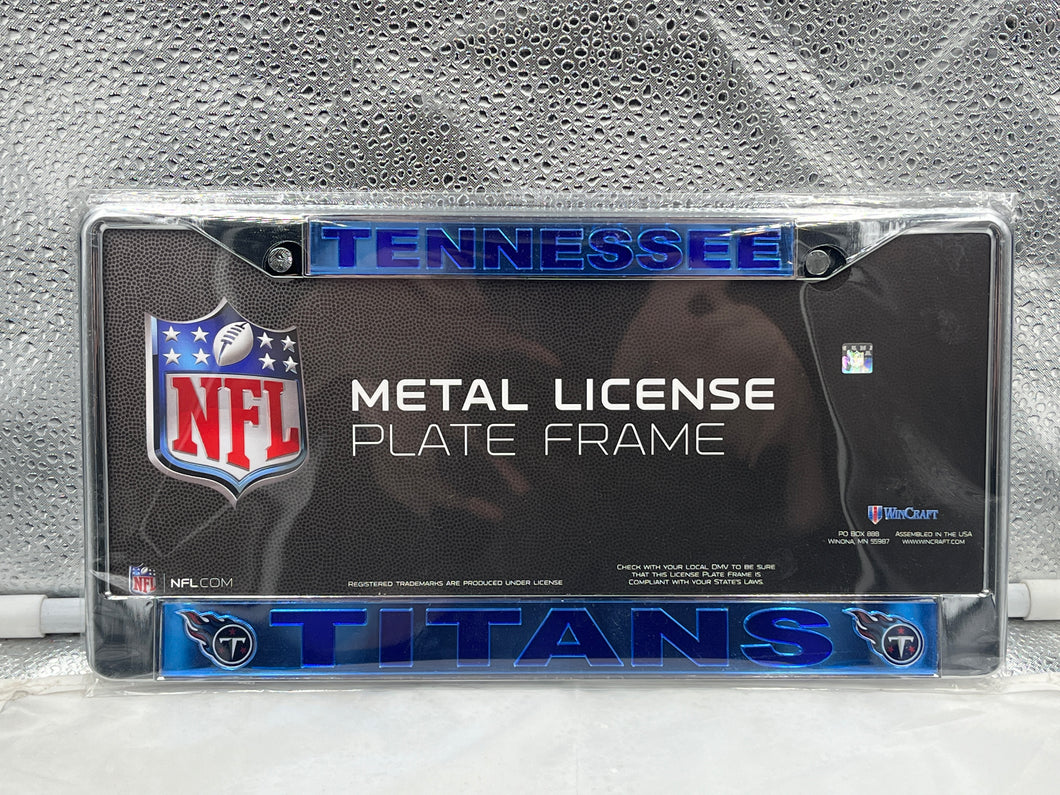 Tennessee Titans NFL Laser Cut License Plate Frame RICO - Casey's Sports Store