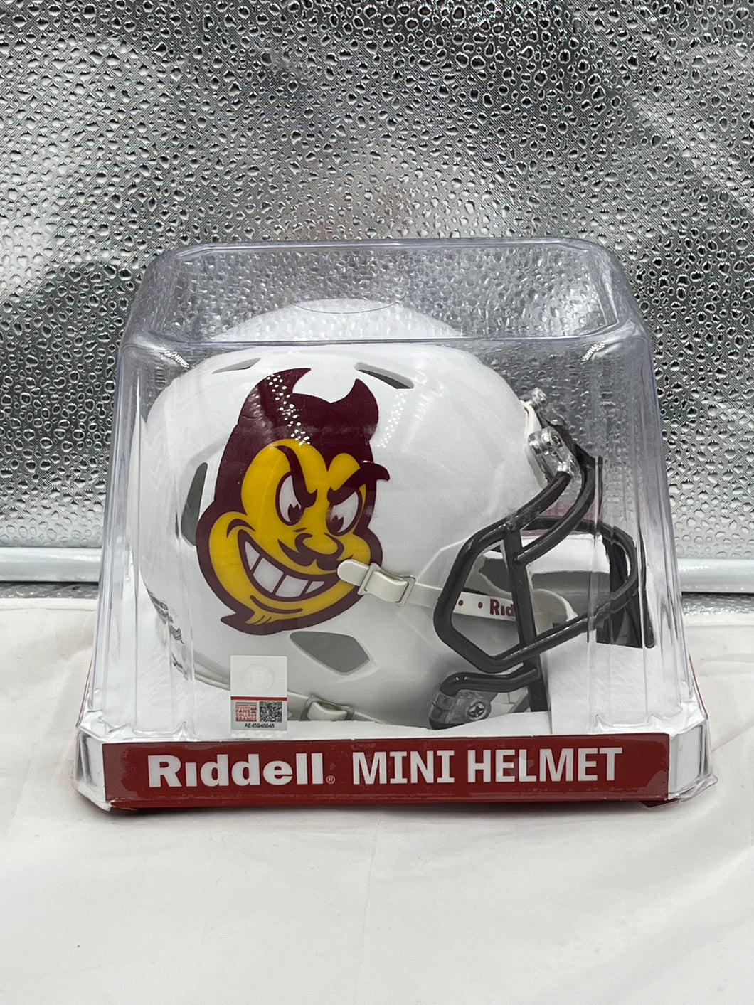 Arizona State Sun Devils NCAA Sparky Riddell Speed White Mini Helmet - Casey's Sports Store