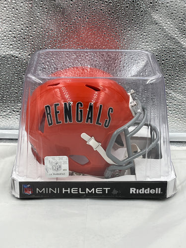 Cincinnati Bengals Throwback NFL Riddell Speed Orange Replica Mini Helmet - Casey's Sports Store