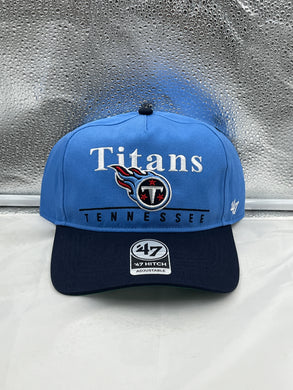 Tennessee Titans NFL '47 Brand Blue Two Tone Hitch Snapback Adjustable Hat - Casey's Sports Store