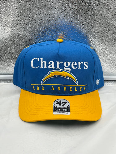 Los Angeles Chargers NFL '47 Brand Blue Two Tone Hitch Snapback Adjustable Hat - Casey's Sports Store