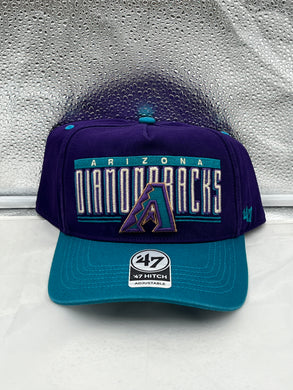 Arizona Diamondbacks Throwback MLB '47 Purple Hitch Adjustable Snapback Hat - Casey's Sports Store