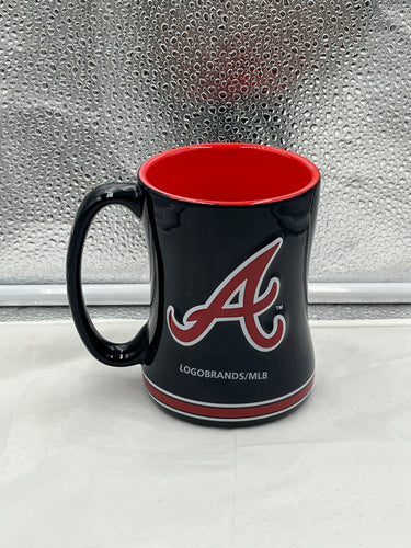 Atlanta Braves MLB Logo Brands 14oz Mug - Casey's Sports Store